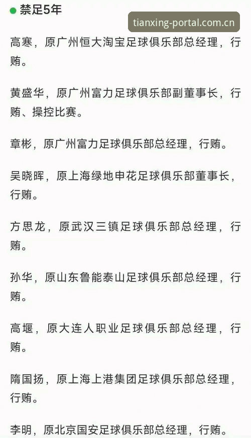 天行体育手机版怎么样 资深用户分享:从天行体育平台看足协第三批禁足名单背后的行业震荡